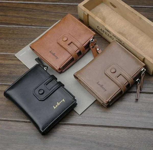 Men's Leather Wallet Multicolor Card Holder